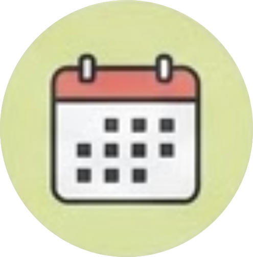 カレンダーのアイコン